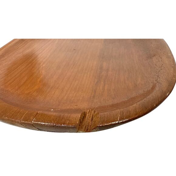 Vintage Hand Carved Wood Wall Art Spoon & Fork Set 26" & 30" Folk Decor - Picture 8 of 9